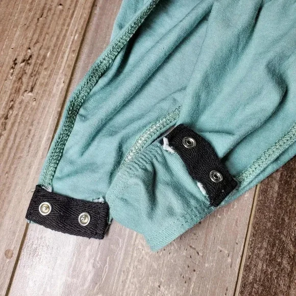 NWT Vibe Sportswear Dus Sage Shoulder Pad Bodysuit Women's Size Large - Picture 9 of 12